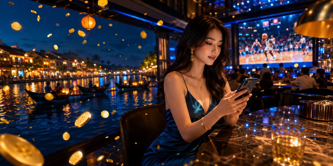 Người hâm mộ bóng rổ theo dõi trận đấu tại Hội An